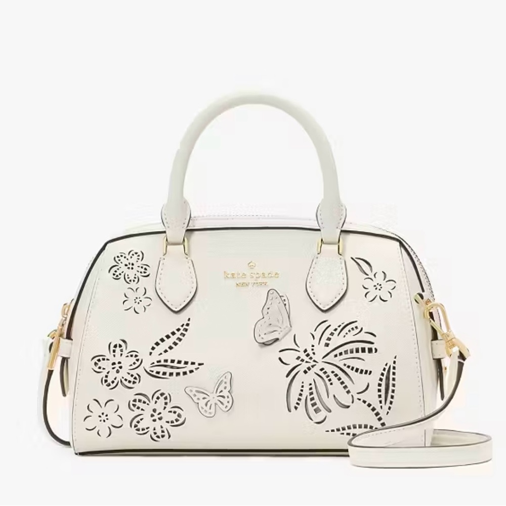 Kate Spade Madison Perforated Small Dolly Duffel crossbody handbag KL035 - Picture 9 of 15